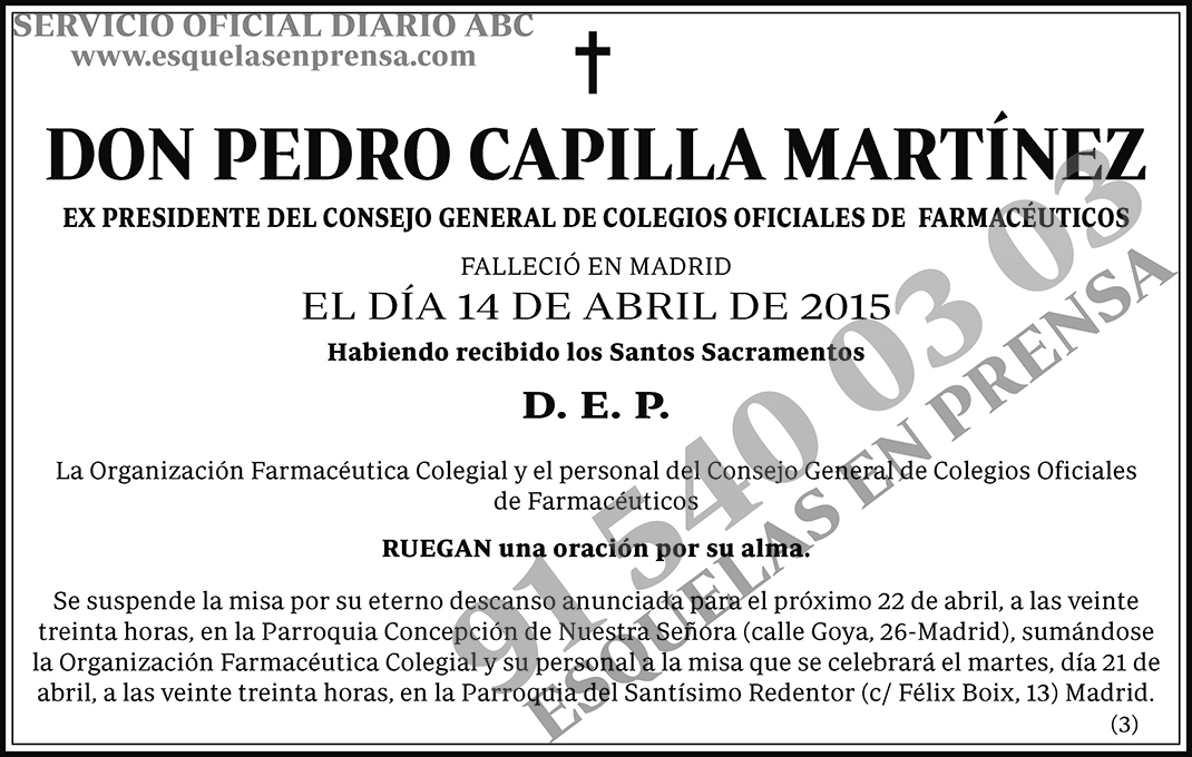 Pedro Capilla Martínez